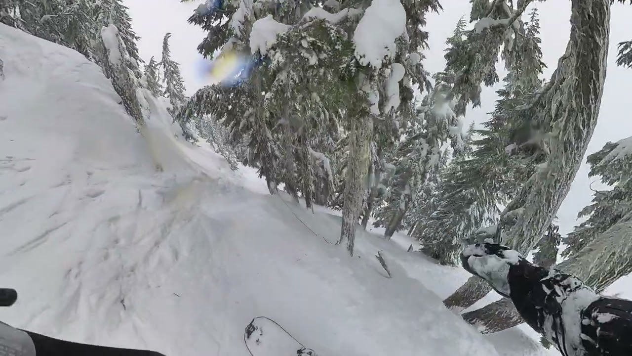 24/25 Day 55 Run 09 Stevens Pass Snowboarding March
