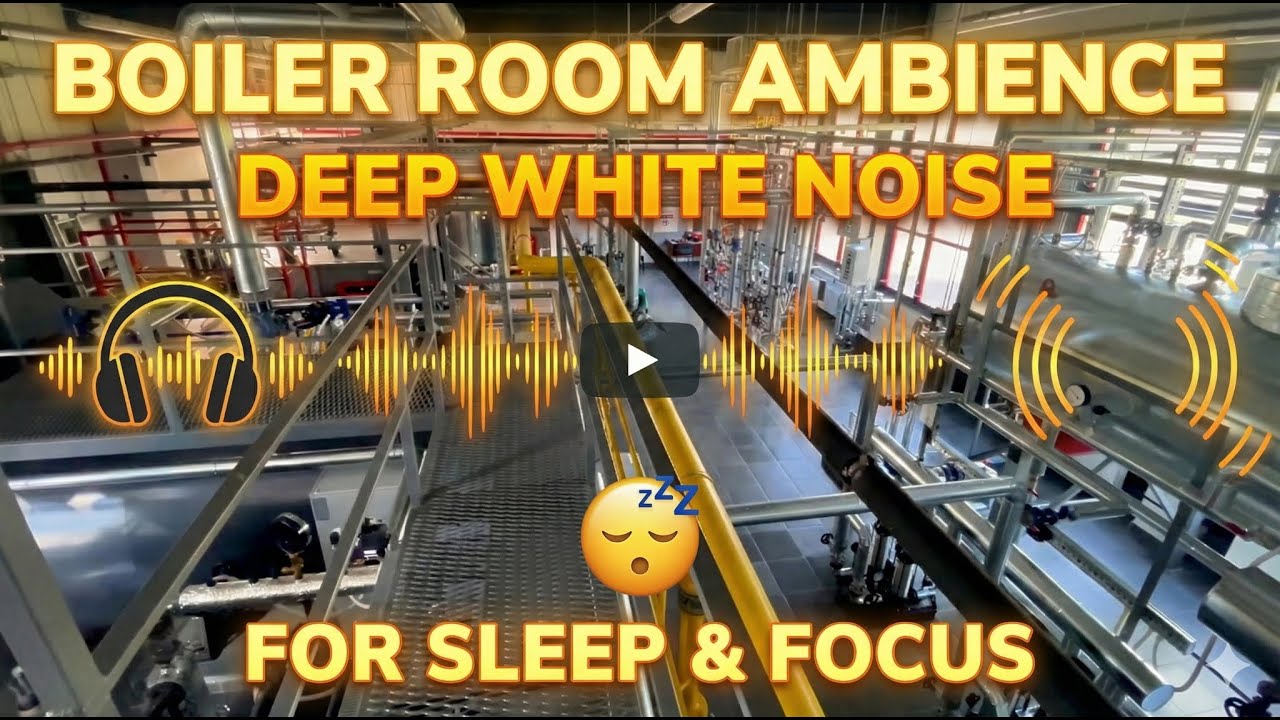 Hypnotic Factory Pipes & Deaerator Sound. Steady Industrial Drone to Block Noise.#asmr #asmrsounds