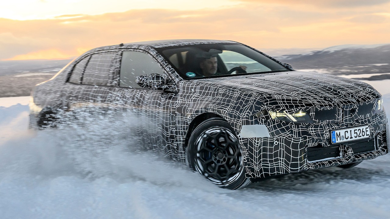 2027 BMW i3 Prototype The 469HP Neue Klasse Sedan Hits the Ice! ❄️⚡