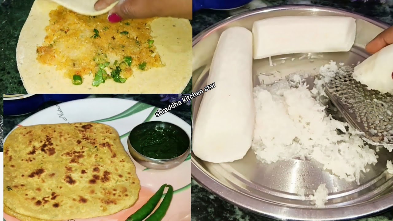 अगर मूली के पराठे नहीं बनते तो यह नया तरीका अपनाएं l Mooli Paratha Recipe l Paratha Recipe