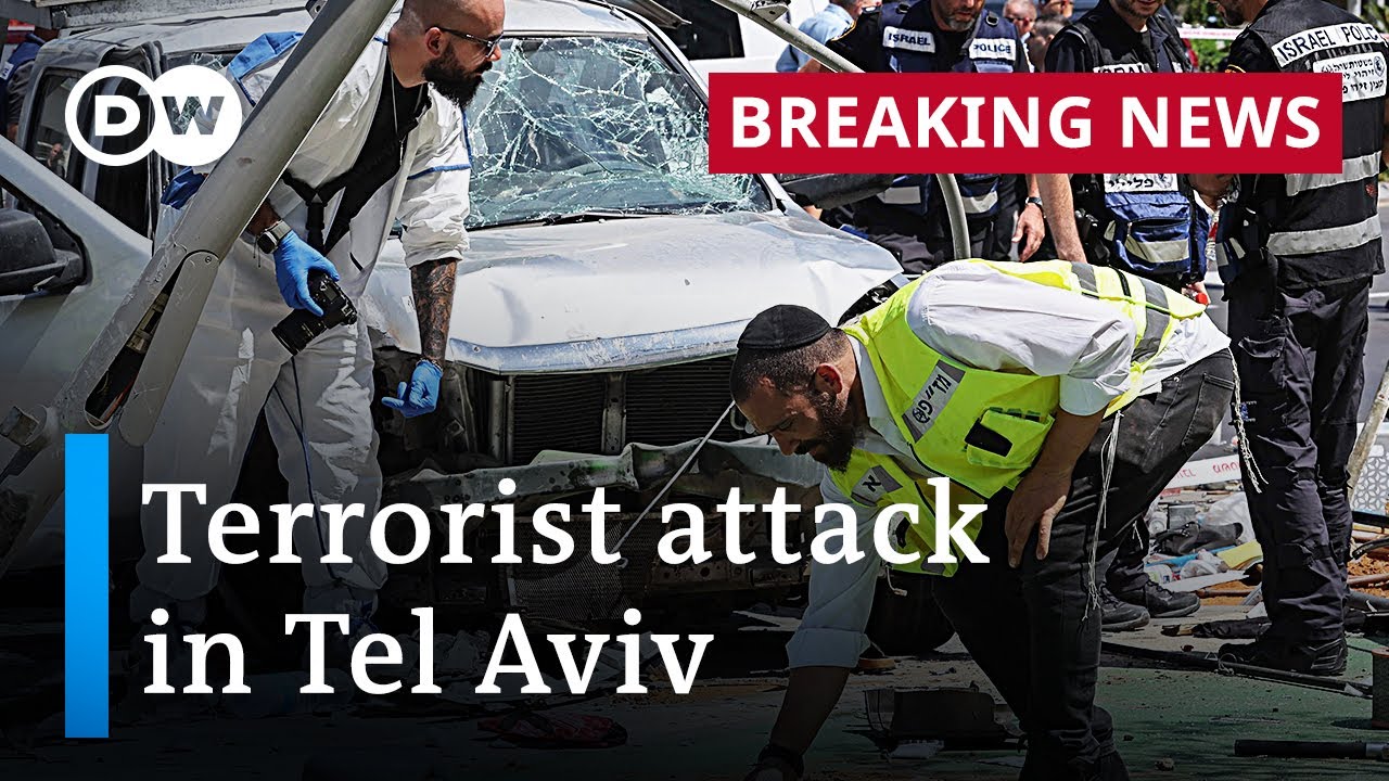 Several injured in car-ramming, stabbing terrorist attack in Israel's Tel Aviv | DW News