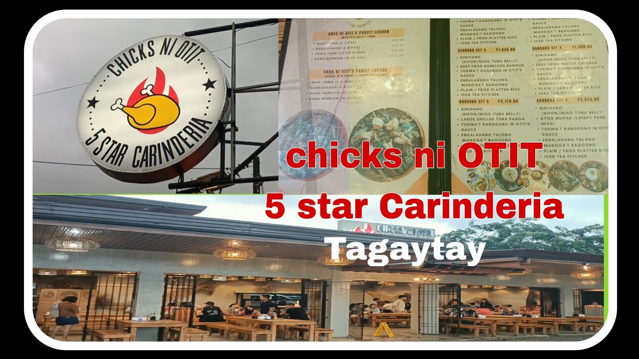 Chicks ni OTIT 5 star Carinderia Owned by Wilma Doesnt #tagaytay#chicksniotit#5starcarinderia
