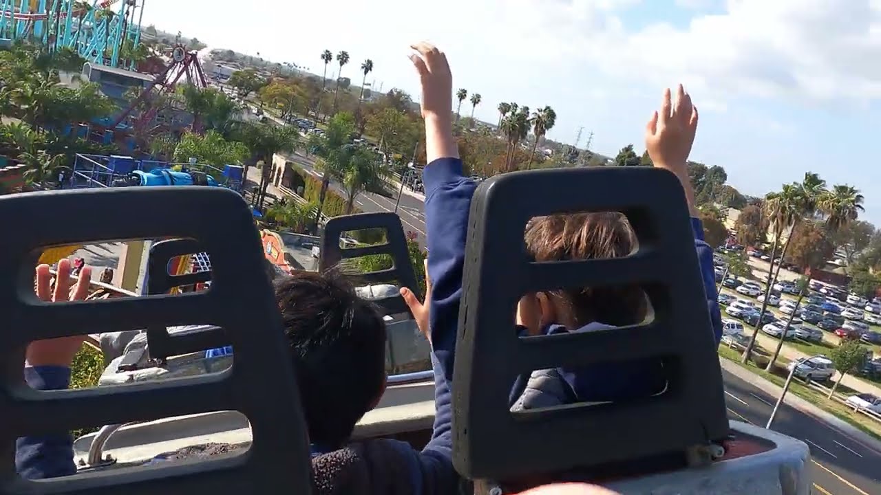 Knotts Berry Farm President's Day 2022 Jaguar Rollercoaster Jacob, Evan, Eric