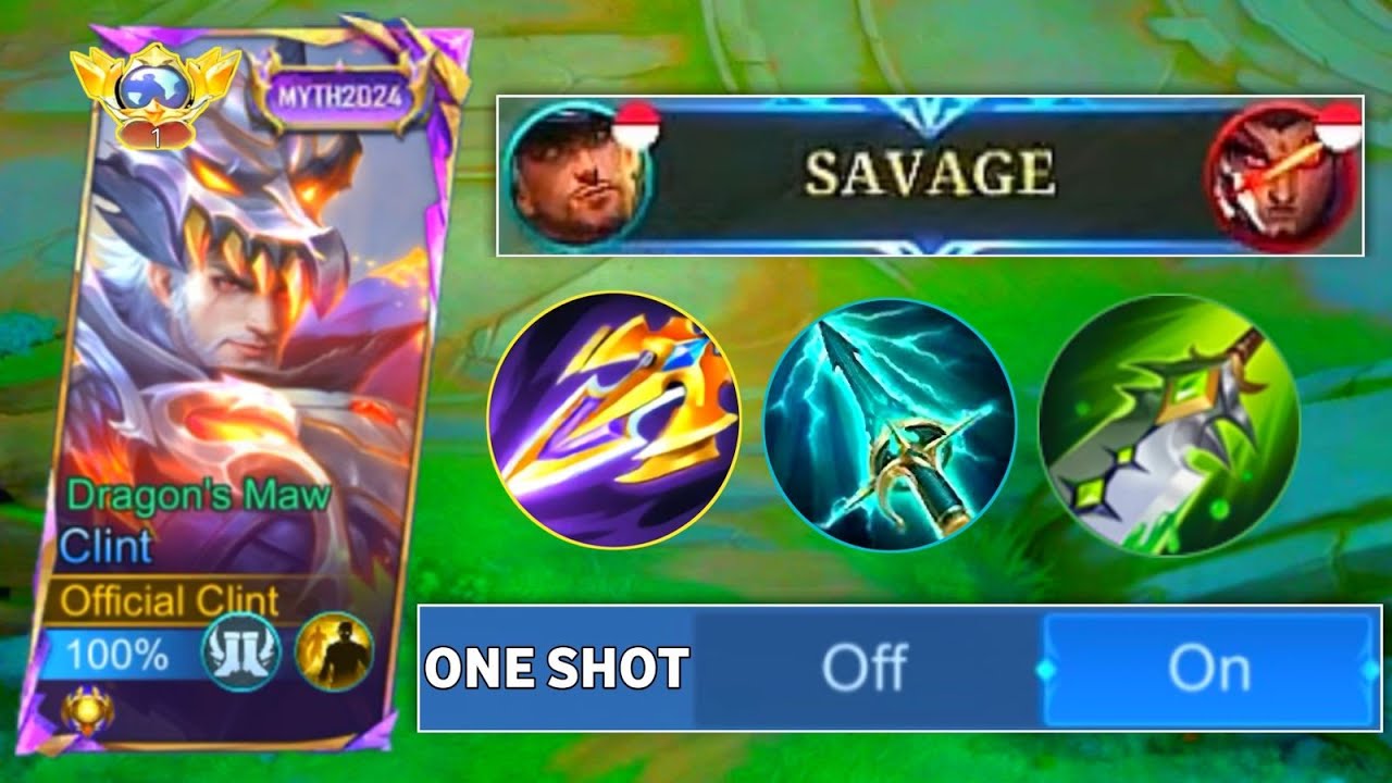CLINT SAVAGE!! CLINT BEST BUILD DAMAGE 2026!! INI DIA RAHASIA BUILD CLINT TERSAKIT - Mobile Legends