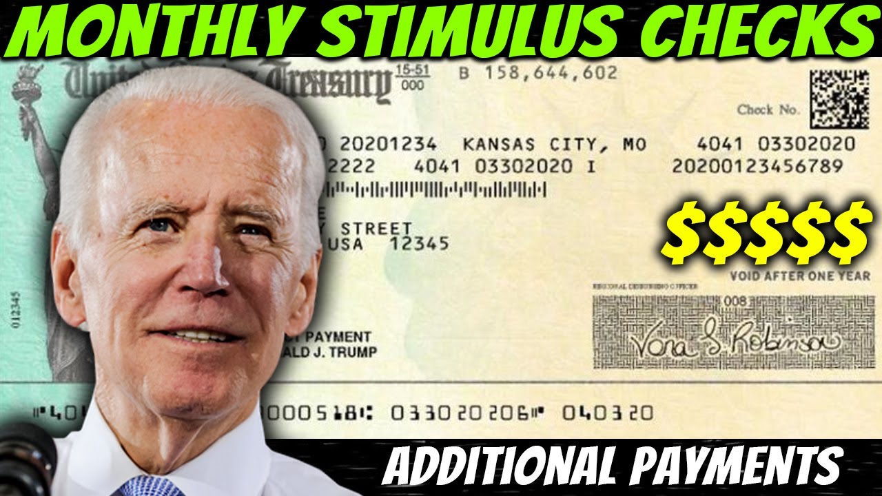 MONTHLY STIMULUS CHECKS! 4th Stimulus Check Update | Child Tax Credit & Relief For Parents - May 1