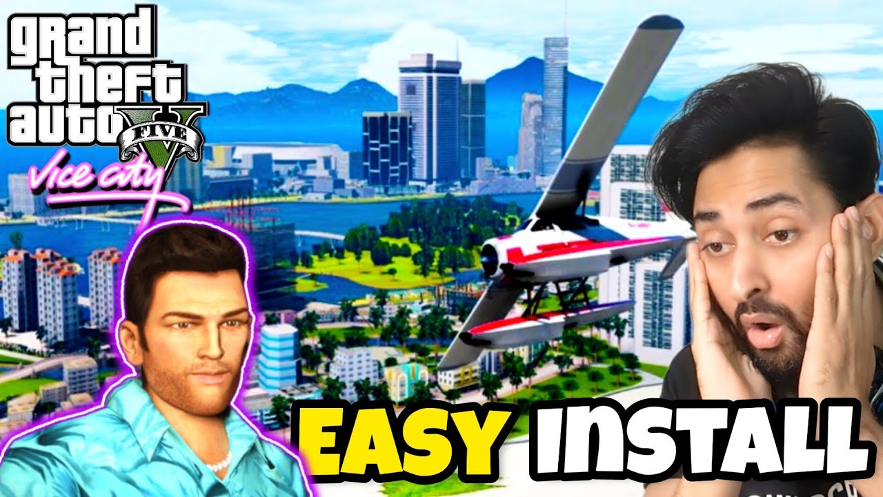 HOW TO INSTALL VICE CITY MAP IN GTA 5 | GTA 5 Mods | Hindi/Urdu | THE NOOB