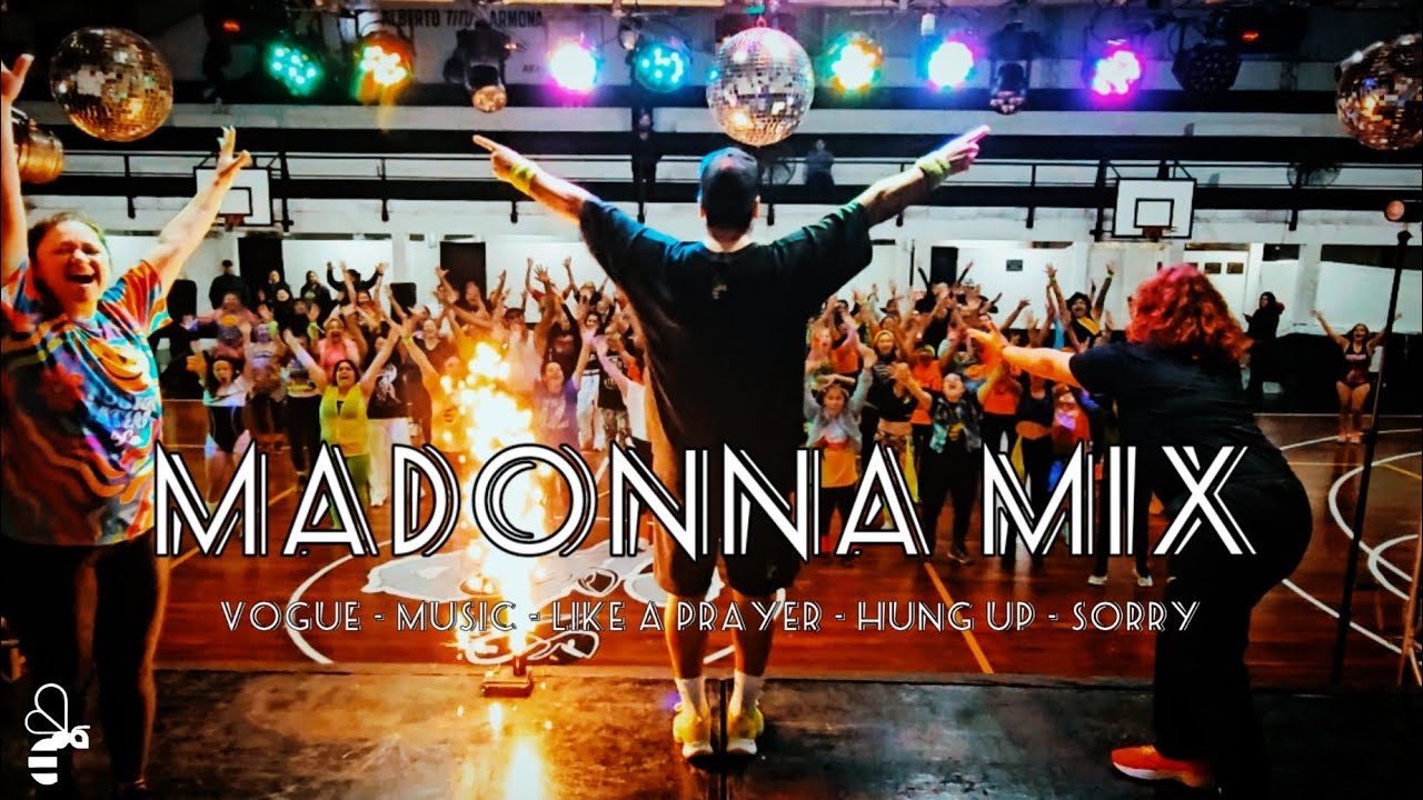 Madonna Mix - Vogue, Music, Like a Prayer, Hung Up, Sorry / Coreografía BeeDance / Zumba Buena Vibra