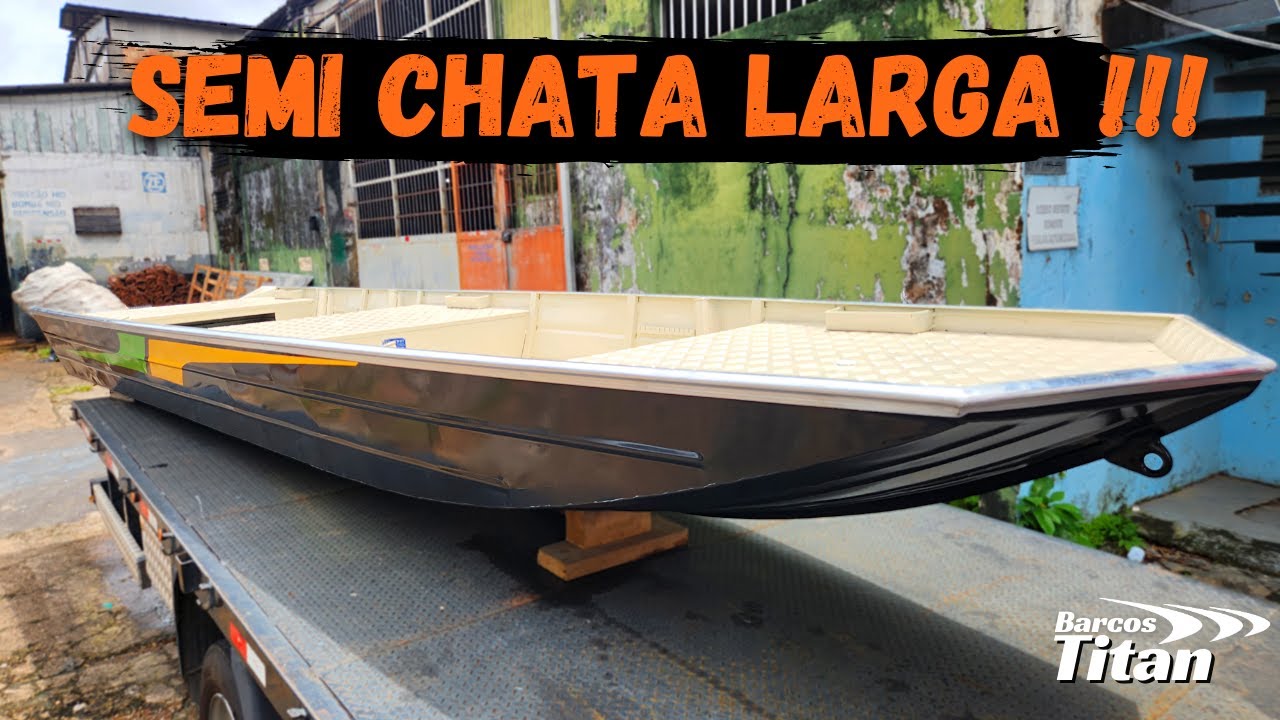 BARCO SEMI-CHATA PERFEITA PARA COLOCAR 30 HP 2 TEMPOS !!!