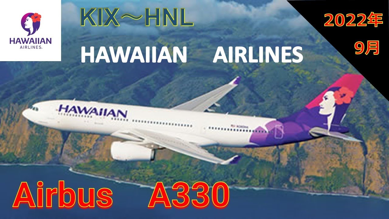 【ハワイ】ホノルル空港 着陸 機内アナウンスありノーカット版 （ハワイアン航空） Landing Honolulu Airport  RWY 8R ハワイ＆飛行機好きがただ興奮するためだけの動画