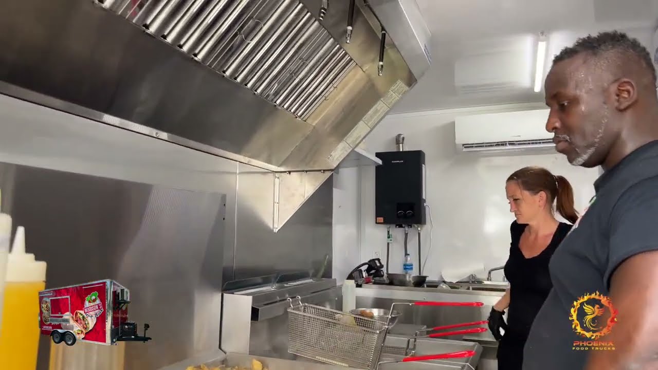 We completed this build in only 4 weeks!  - Woodson Wrap Shack Custom Trailer