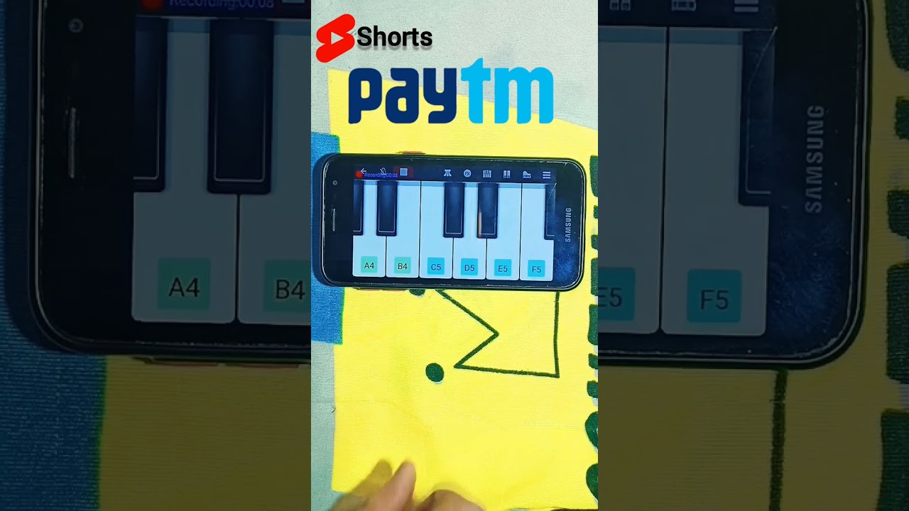 PAYTM KARO | Paytm Karo Tune On Mobile🔥 |#shorts #viral #piano #paytm