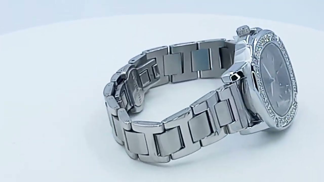 Soren Studded Ladies Watch In Silver Stainless Steel
