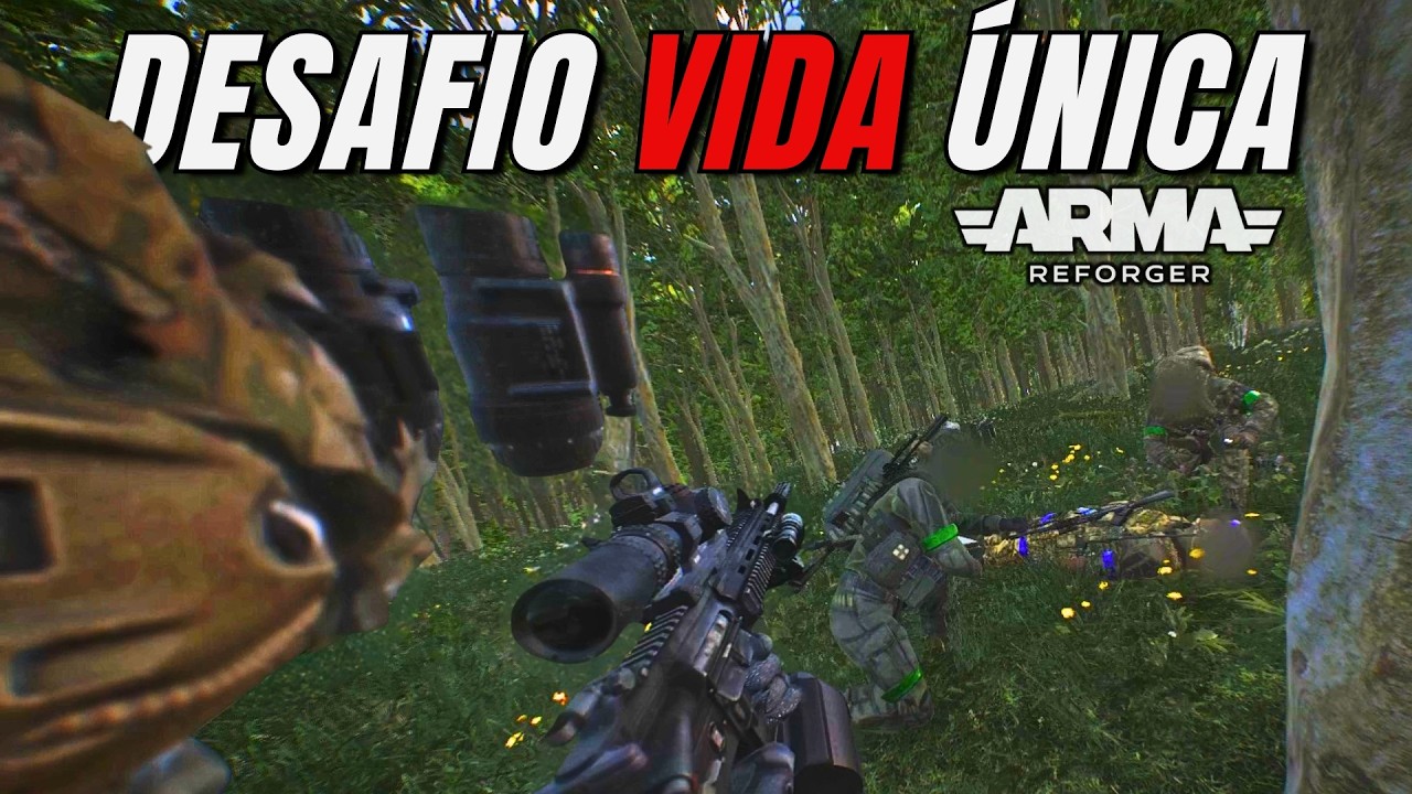 Arma Reforger em Desafio de Vida ÚNICA, se for Abatido o Vídeo ACABA!
