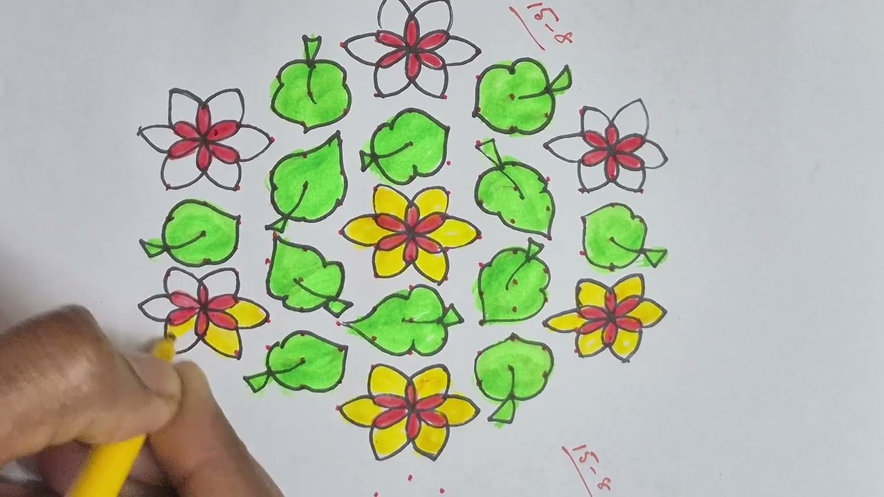 15-8 Dot's Rangoli