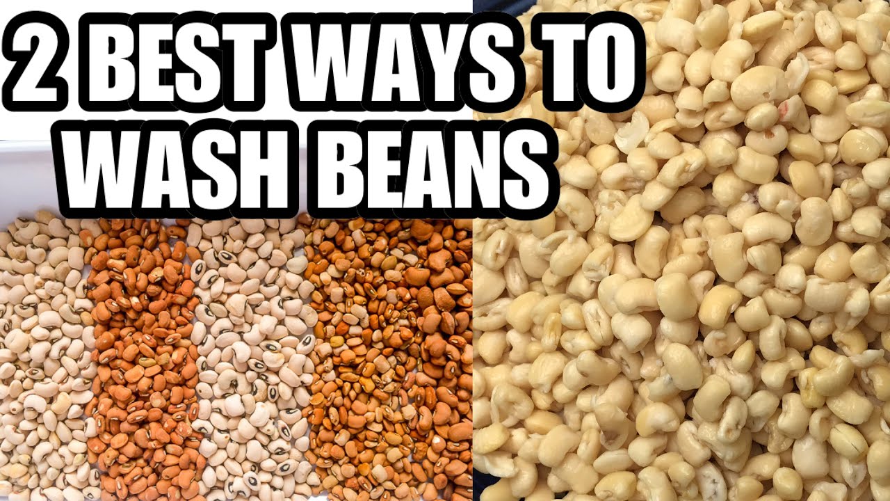 TWO BEST  WAYS TO WASH BEANS//easy  and fast
