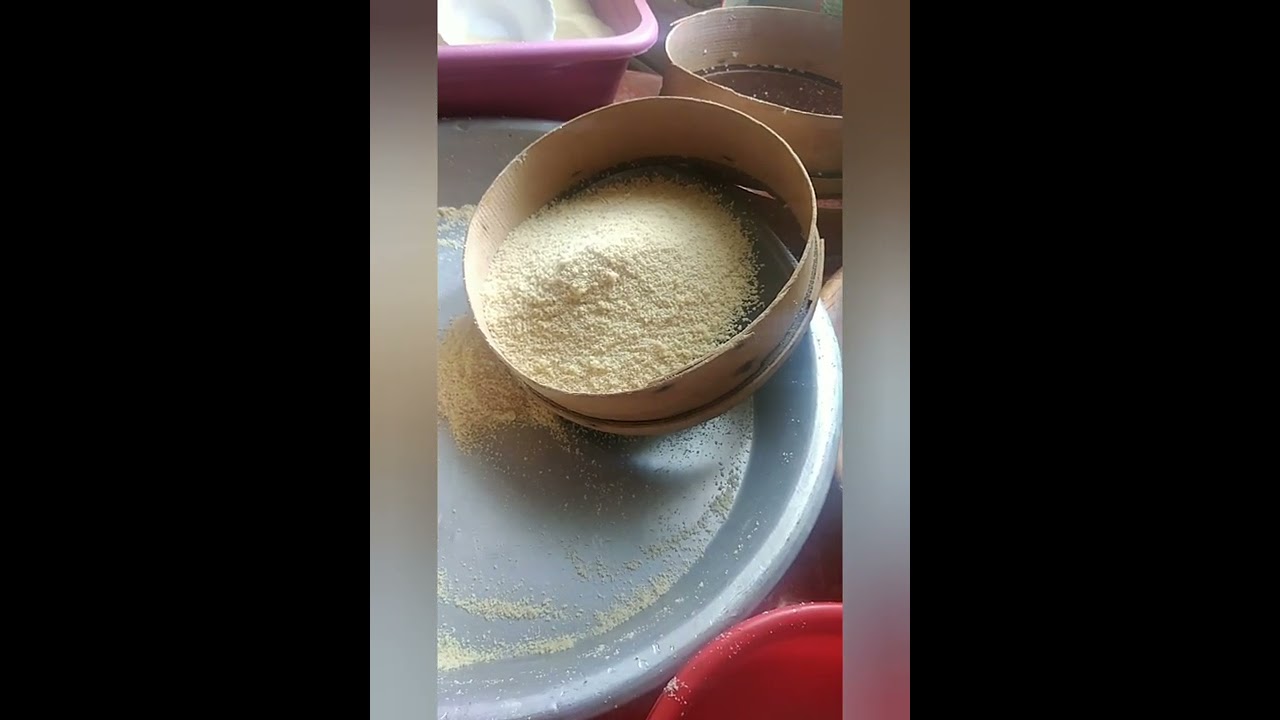 فتيل الطعام او الكسكس على الطريقة التقليدية خطوة بخطوة