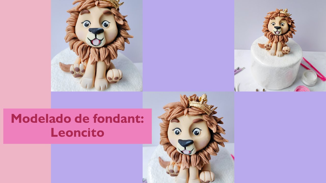Leoncito de Fondant (PASO A PASO)