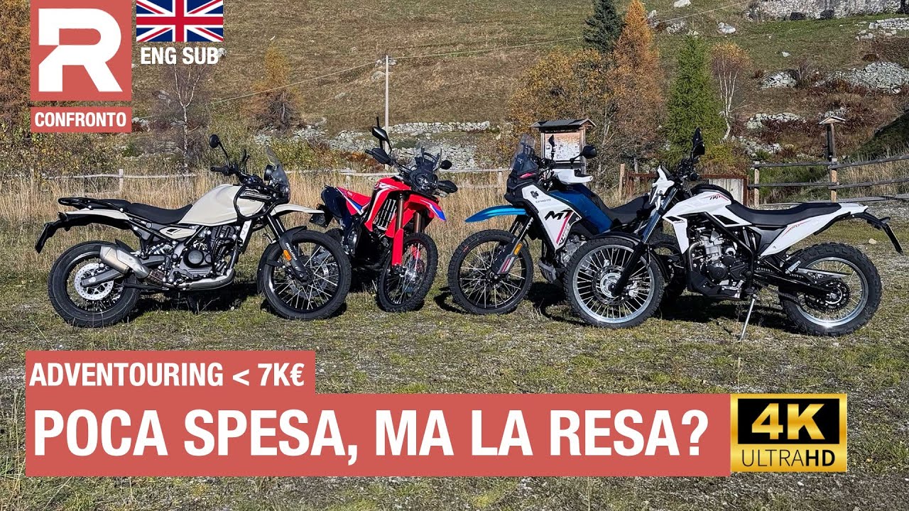 Comparativa Adventure patente A2 - Beta Alp 4.0, CFMoto 450MT, Honda CRF300 Rally, RE Himalayan 450