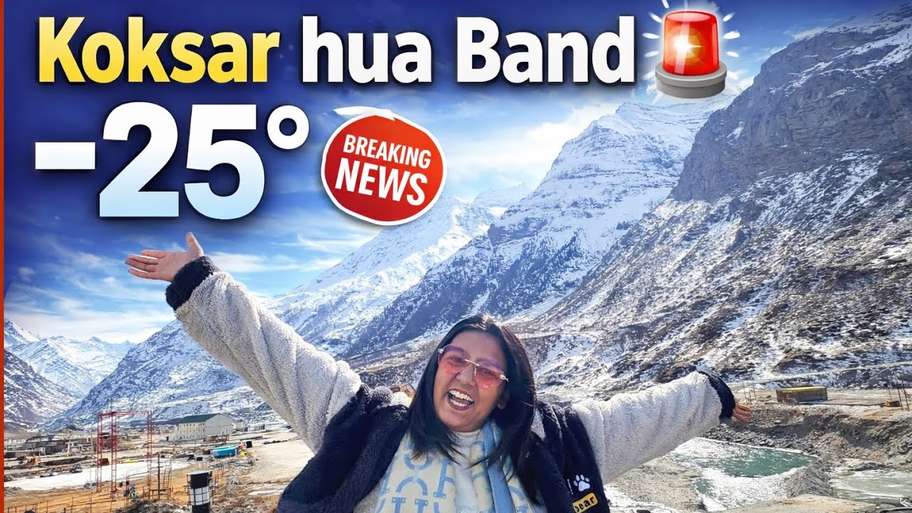 Koksar snowfall latest update | Manali | Sissu | Rohtang pass | sinkulapass | Solang valley #snow
