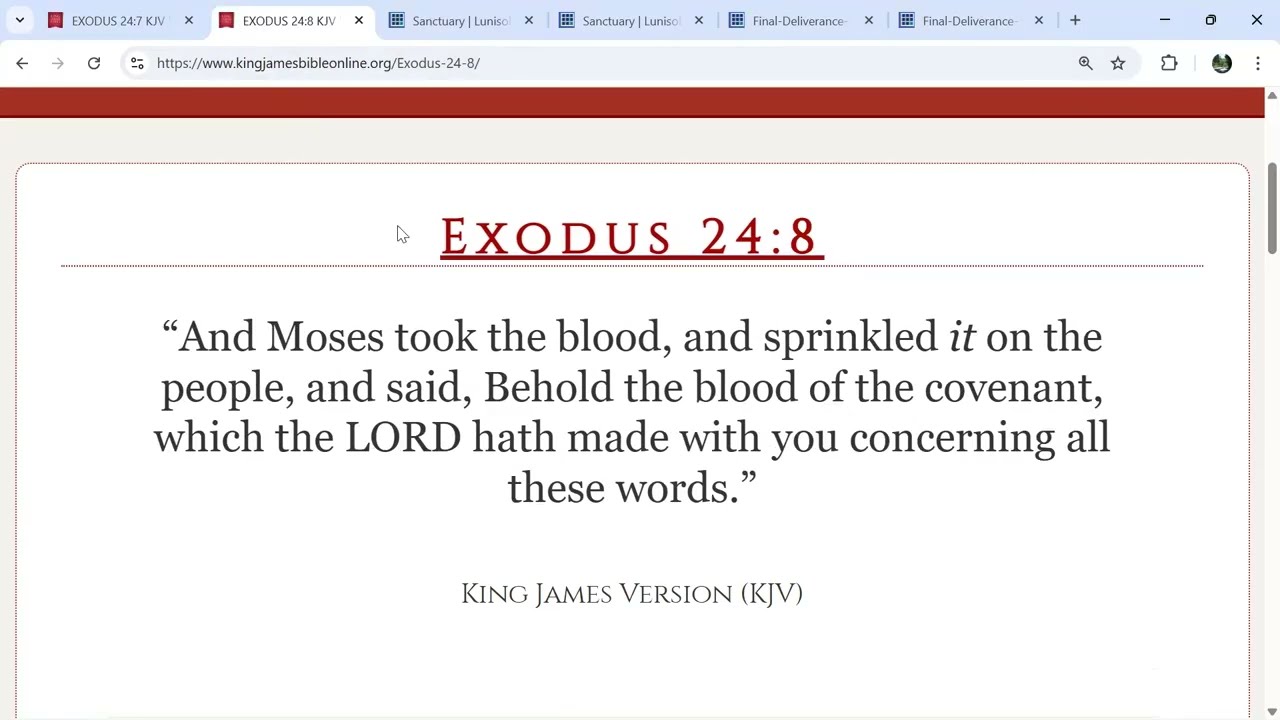 Final Deliverance in the Covenants of God - Chapter 3 -  P. 29 - 42 - Video 3