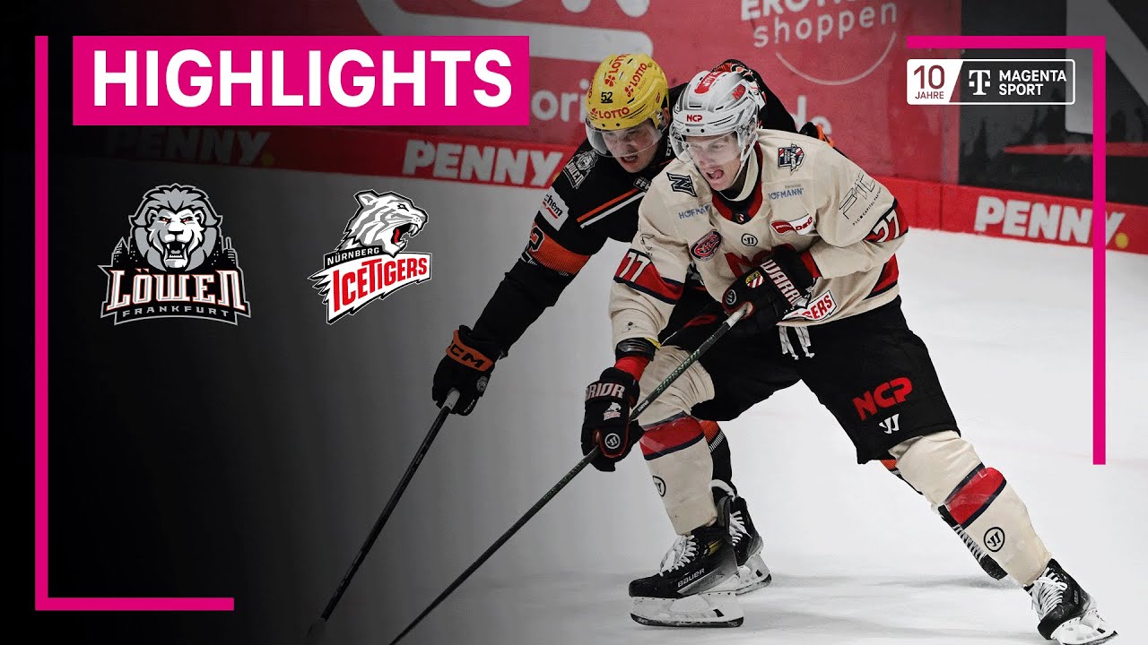 Löwen Frankfurt - Nürnberg Ice Tigers | PENNY DEL | MAGENTA SPORT