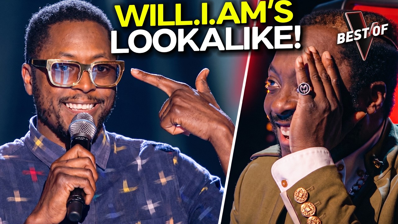 will.i.am's LOOKALIKE Got 4 Chairs AND His Sunglasses | The Voice