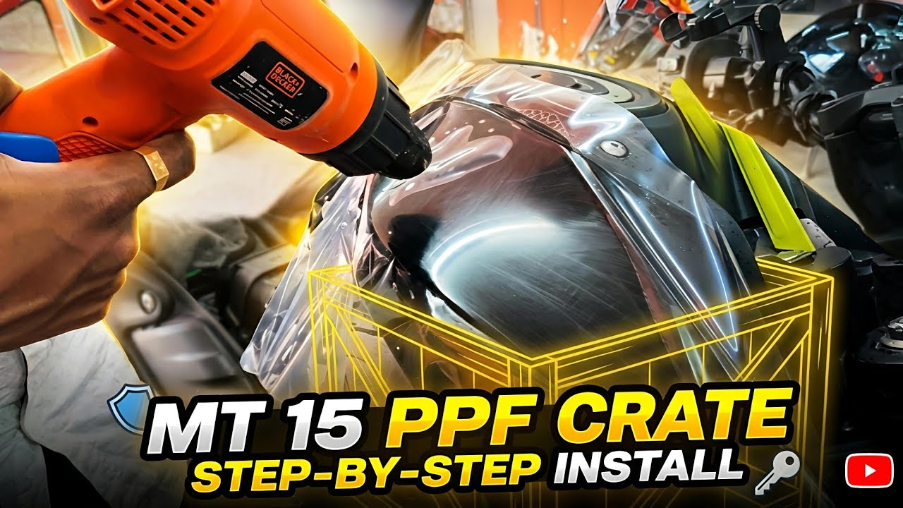 New 2026 Yamaha MT15 PPF Lamination || Yamaha MT-15 Modification || Paint Protection Film
