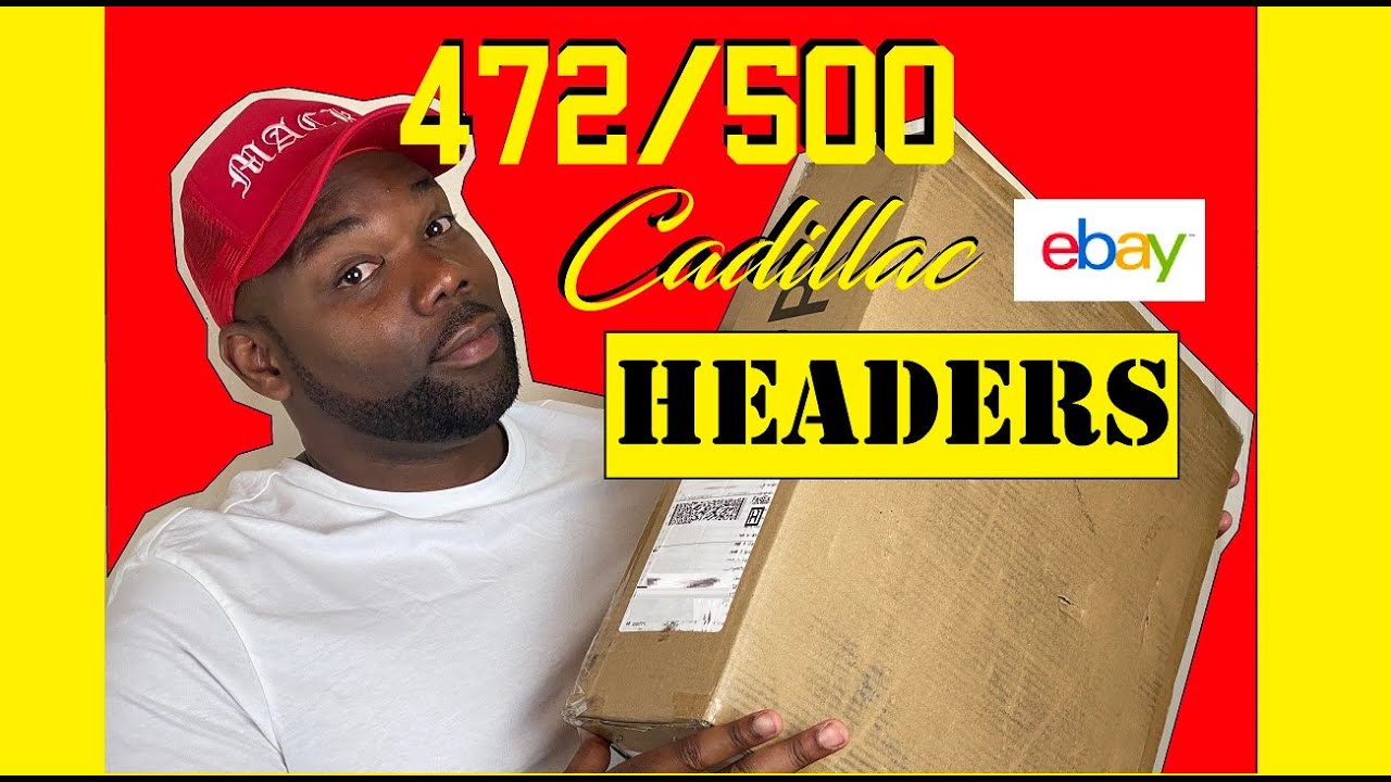 1968 CADILLAC 472/500 EBAY SHORTY HEADERS UNBOXING