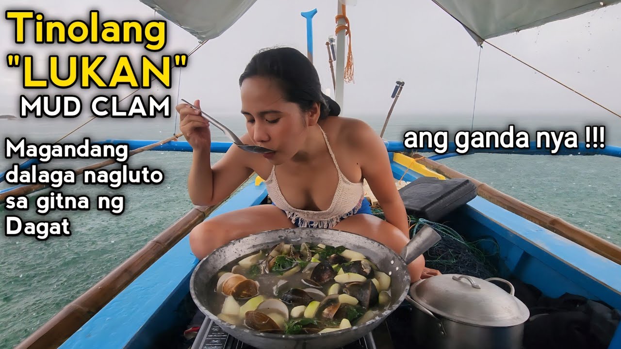MAGANDANG DALAGA NAGLUTO NG TINOLANG LUKAN SA GITNA NG DAGAT | JAPER SNIPER