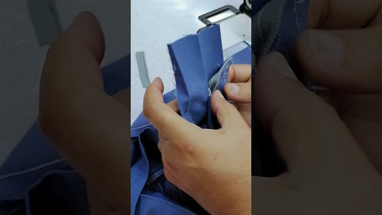 7-4: Montage ceinture jupe droite