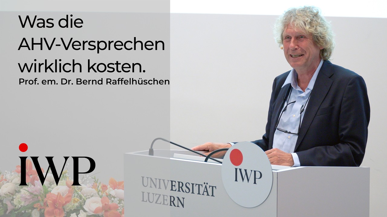 Prof. Dr. Bernd Raffelhüschen: Was die AHV-Versprechen künftige Generationen wirklich kosten.