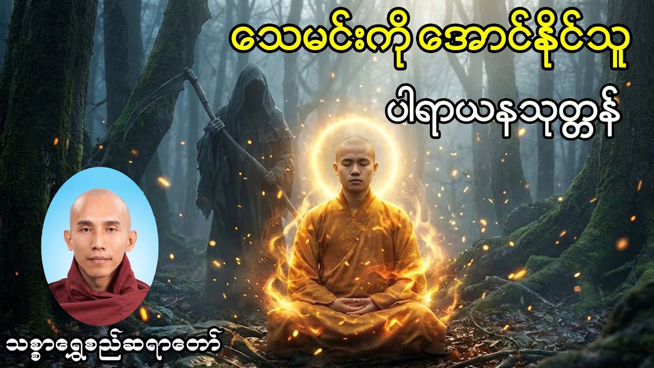 သေမင်းကိုအောင်နိုင်သူတရား ပါရာယနသုတ္တန် - သစ္စာရွှေစည်ဆရာတော်