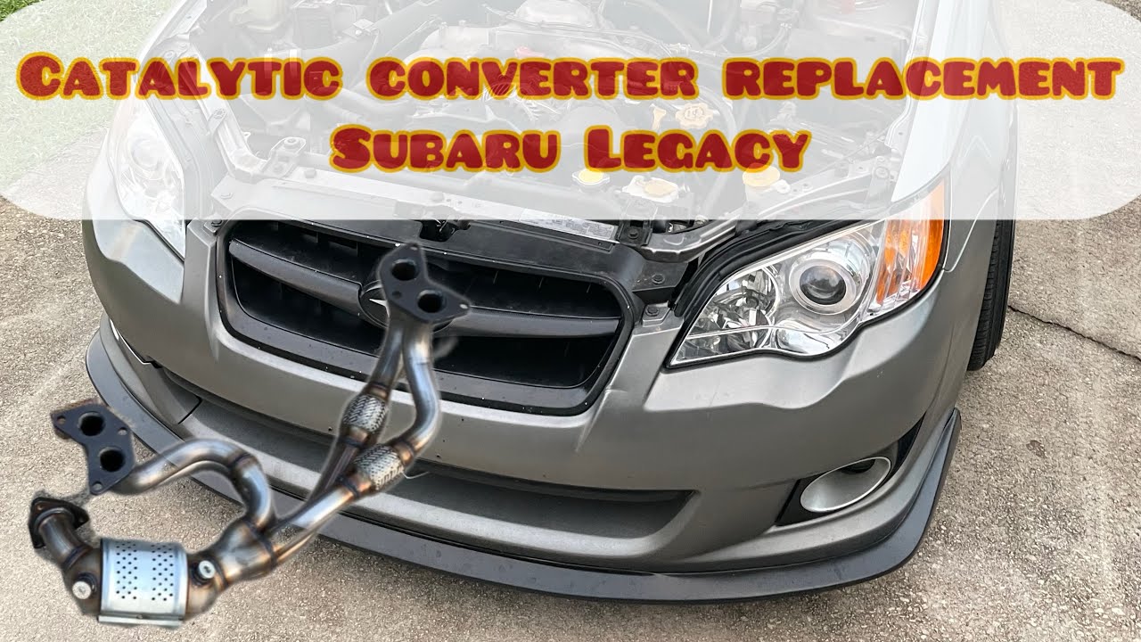 2006-2012 Subaru catalytic converter replacement (EASY)