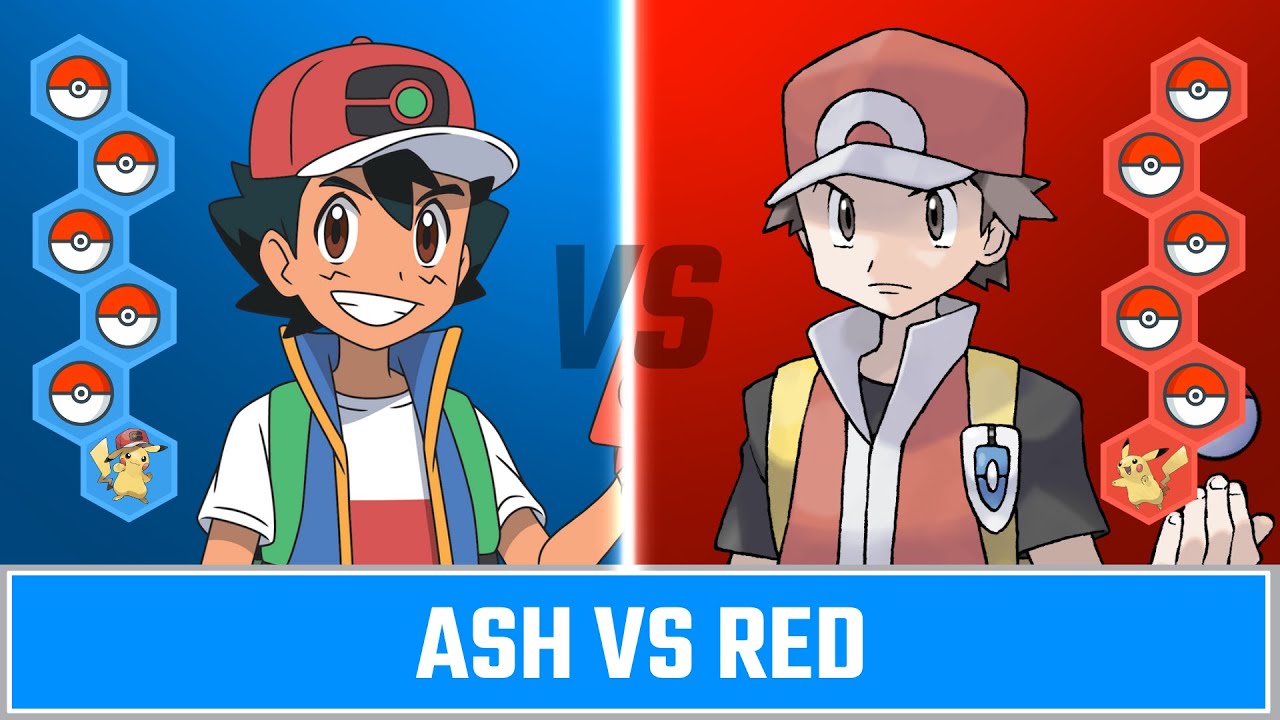 Champion Pokemon Battle: Ash vs Red