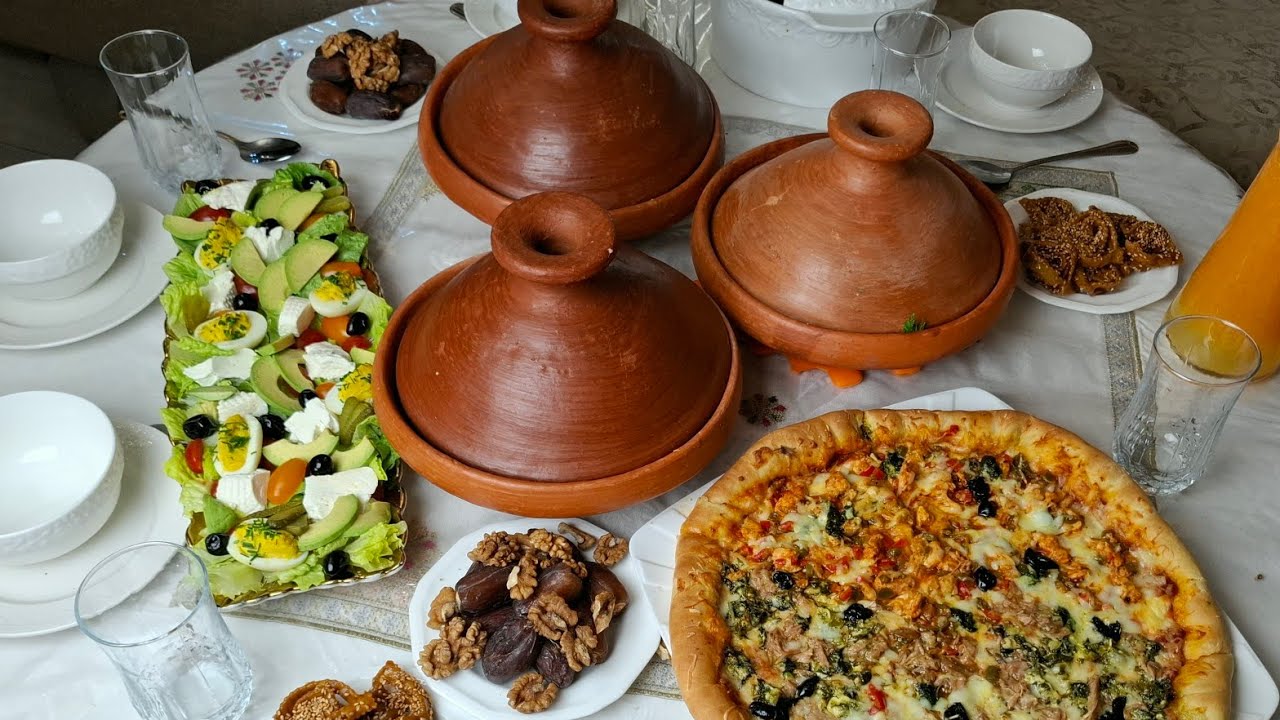 كان طجين واحد خرجت منو 3طواجن  3 شهيوات رمضان  مذاقات مختلفة 
