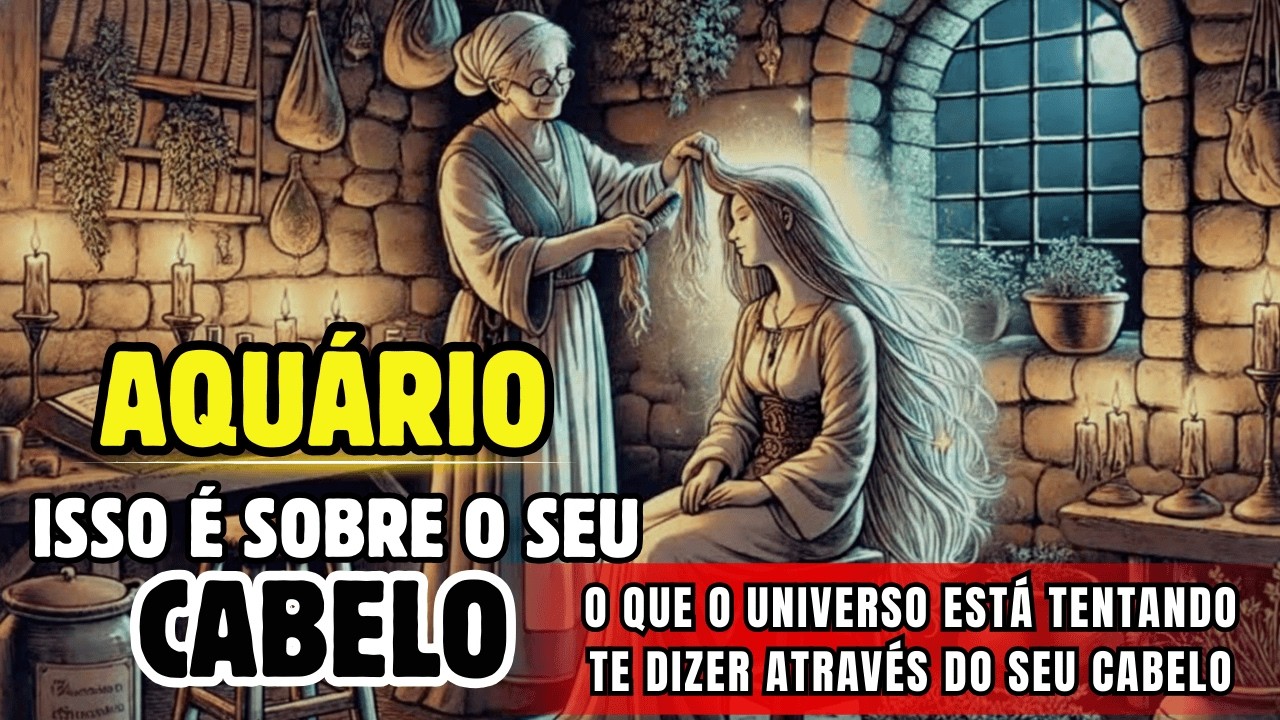 AQUÁRIO ♒ Seu cabelo guarda segredos ancestrais que o Universo está revelando agora. ✨🕊️