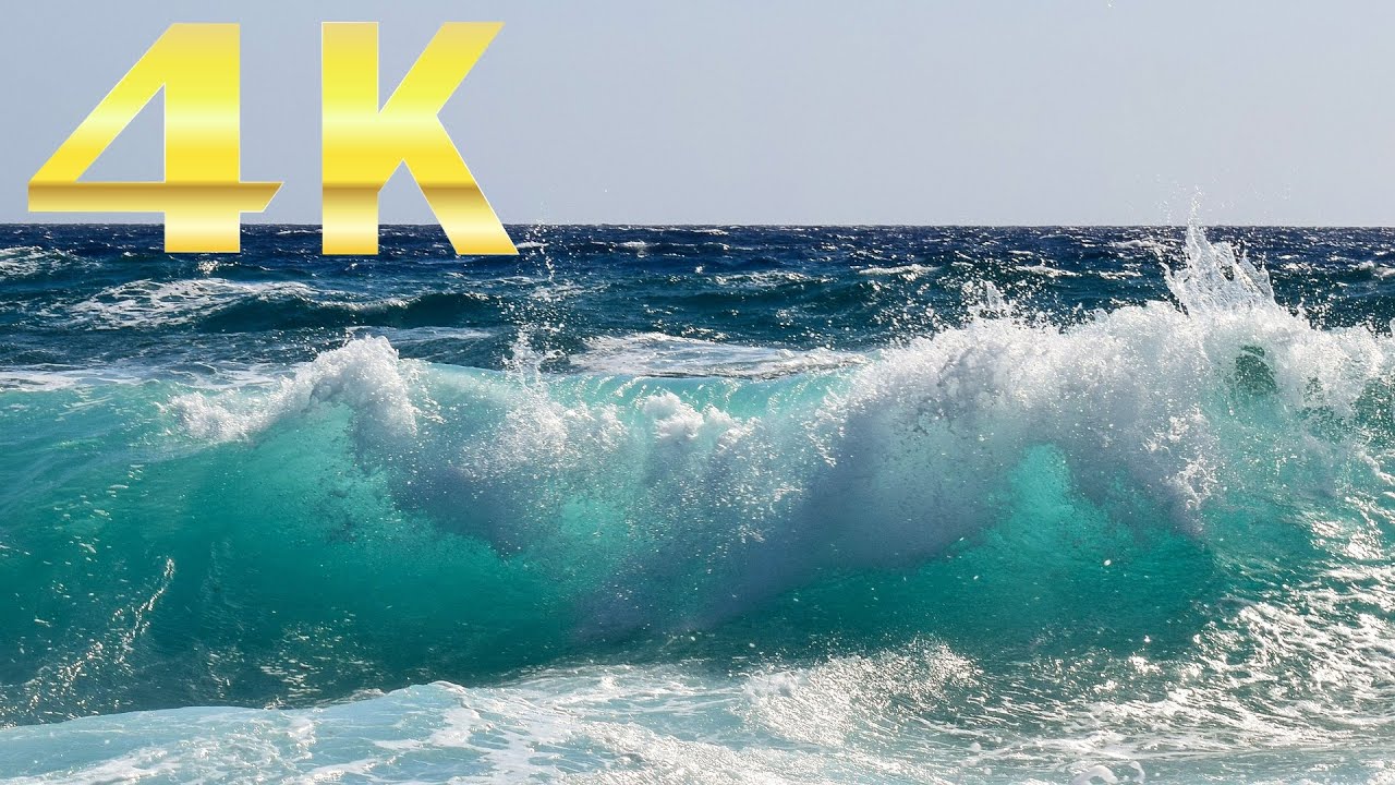 【4K】Relaxing Ocean Waves 💚 with Schubert Piano Sonata no. 21 in B-flat major, D. 960.Classical music