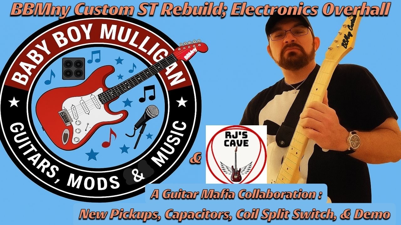 BBMny Custom ST Rebuild Electronics Overhall video