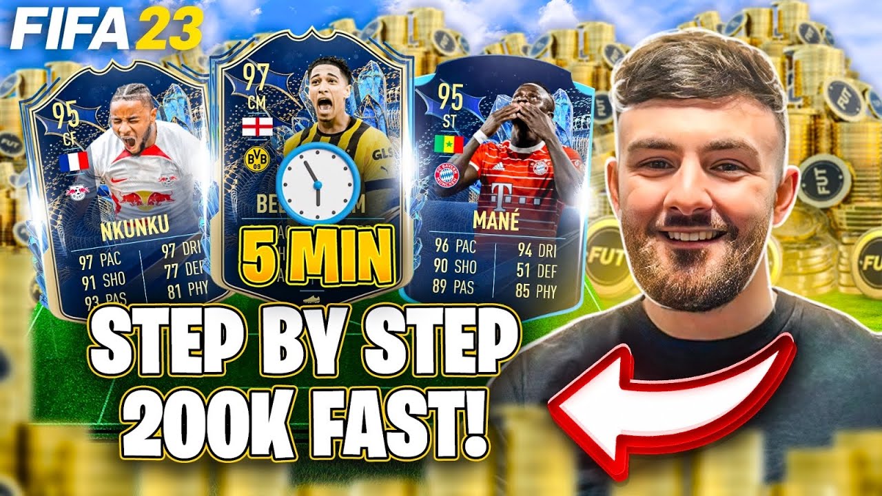 How to Make 200k Coins FAST?! (FIFA 23 BEST SNIPING FILTERS) *step by step 0-200k*