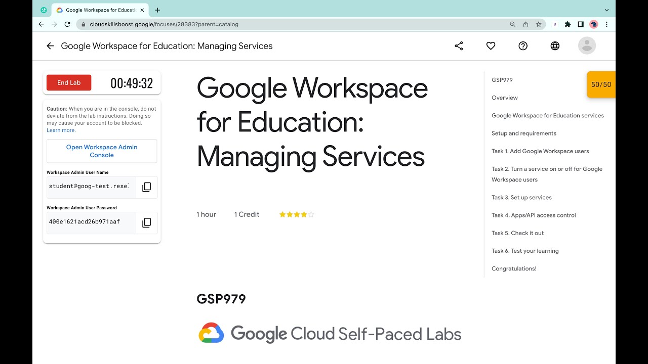 Google Workspace for Education: Managing Services || #qwiklabs || #GSP979 ||  [With Explanation🗣️]