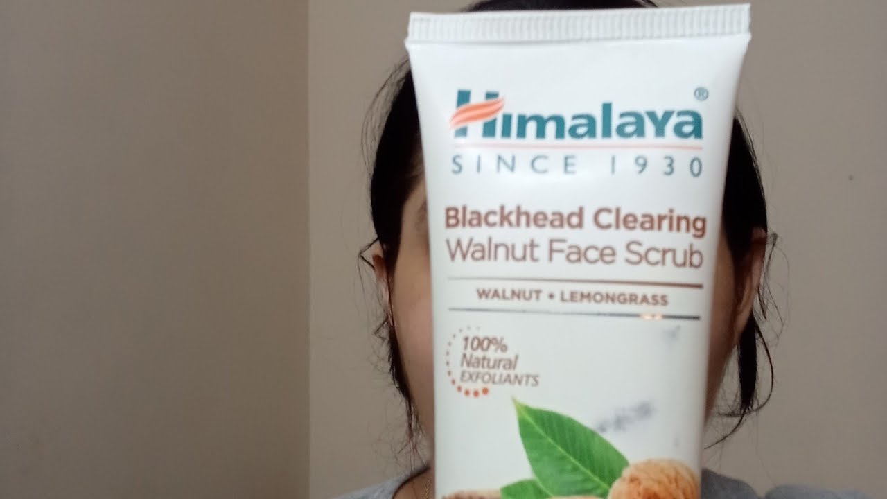 #Himalaya face scrub🌟🌟 #walnut and lemon grass #blackheads removed #soft and smooth skin 🌟🌟