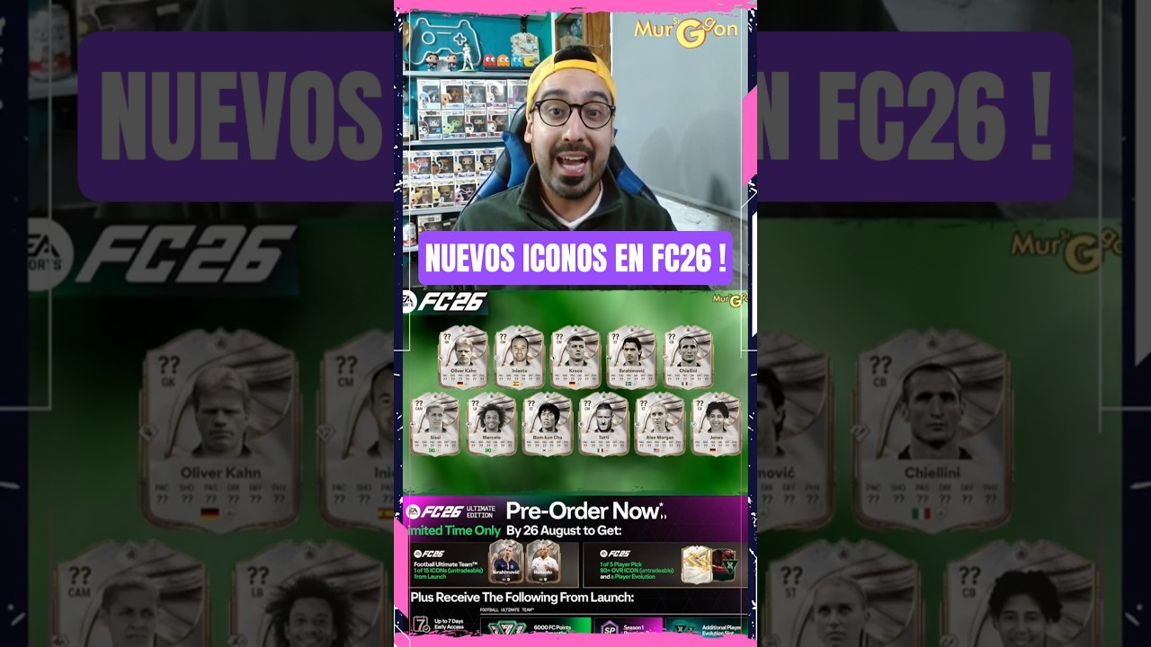 ✅ ESTOS SON LOS NUEVOS ICONOS EN FC26 #ultimateteam #fc26 #fc26ultimateteam #murggon