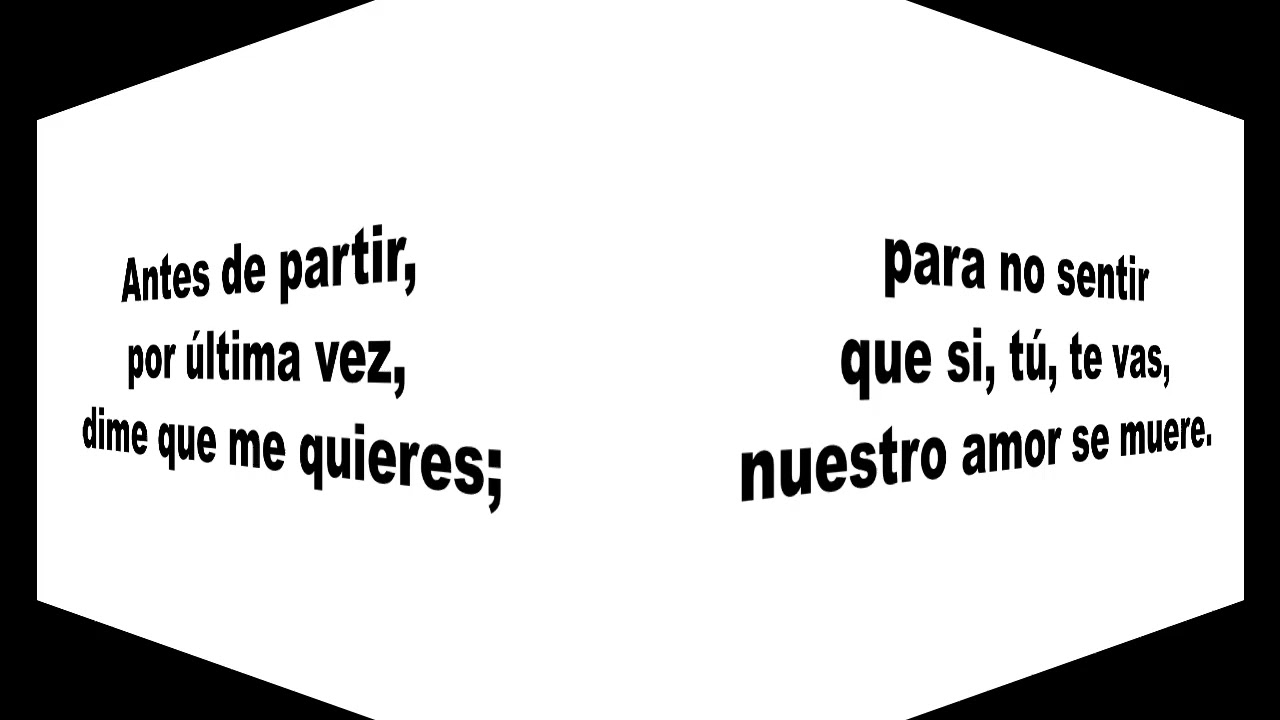 KARAOKECH - LUCÍA DE LA CRUZ - Antes de partir