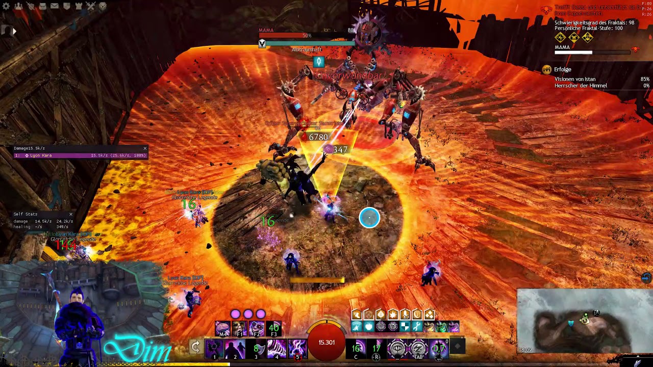 GW2 98 Nightmare CM MAMA Solo