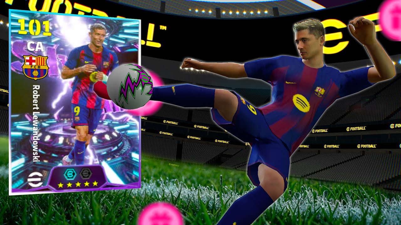 Lewandowski Show Time Pack Opening e estreia no eFootball 26 Mobile