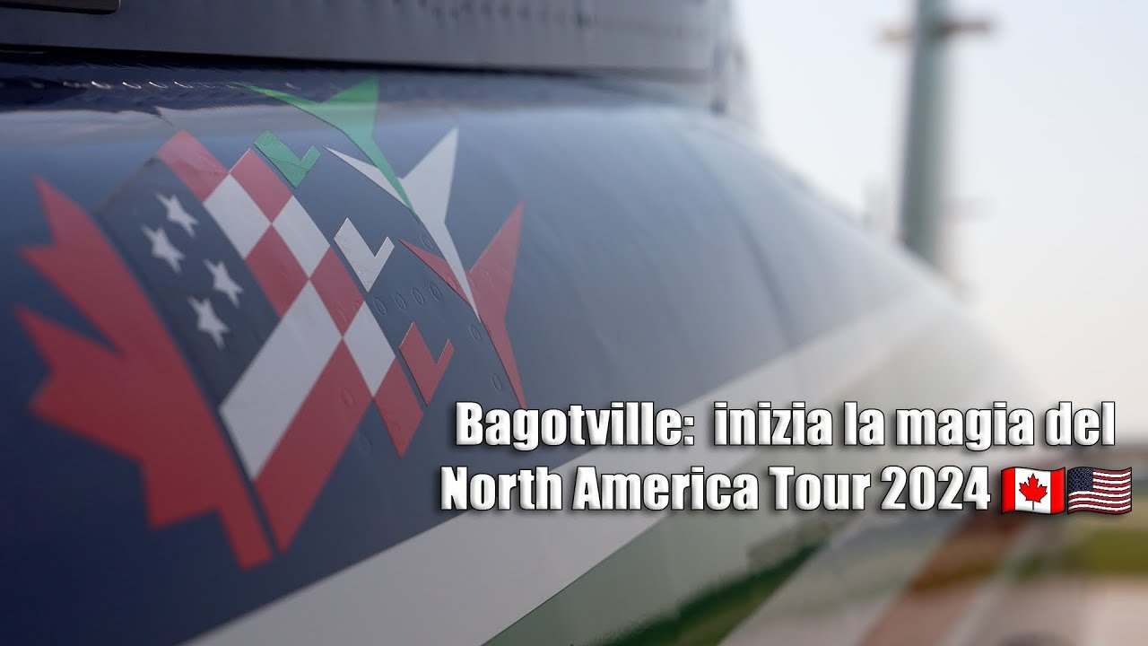 L’ Aeronautica Militare e le Frecce Tricolori sono arrivate a Bagotville, in Quebec.