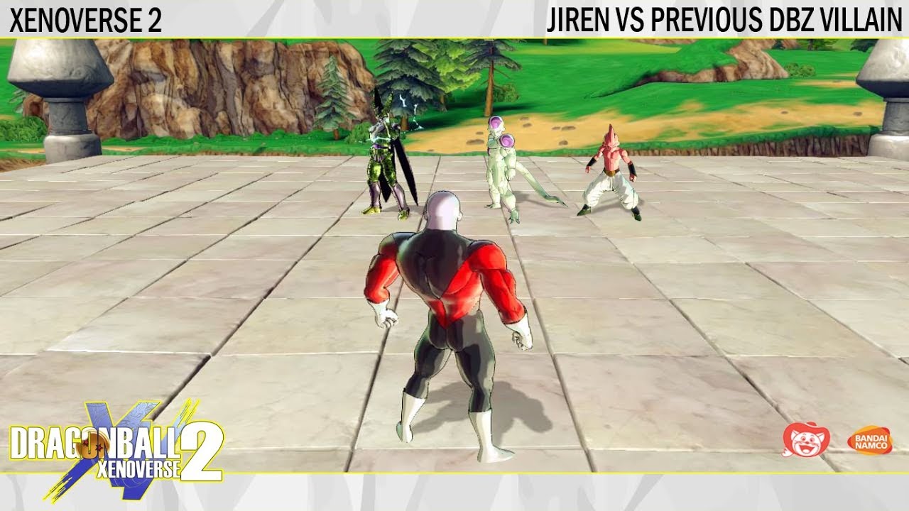 Jiren vs Villain from DBZ (Frieza, Cell & Kid Buu) | Dragonball Xenoverse 2