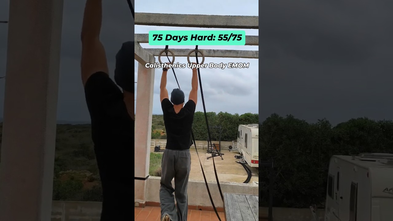 EMOMs will change the way you train ⚠️‼️ 75 Days Hard: 55/75 "Calisthenics Upper Body EMOM"