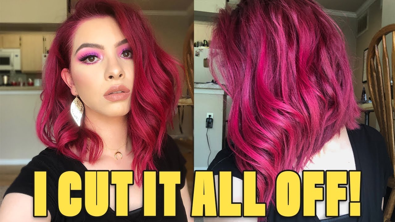 How I Dye My Hair Magenta | All about My Color, Cut, Maintenance