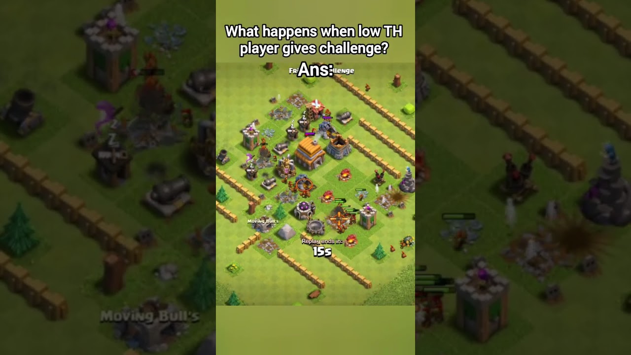Lower Townhall 🥺|| clash of clans || 